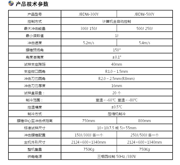 JBDW-300Y微機(jī)控制低溫全自動沖擊試驗(yàn)機(jī)